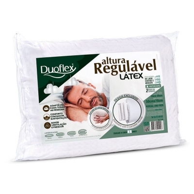 Travesseiro Látex Altura Regulável - Duoflex