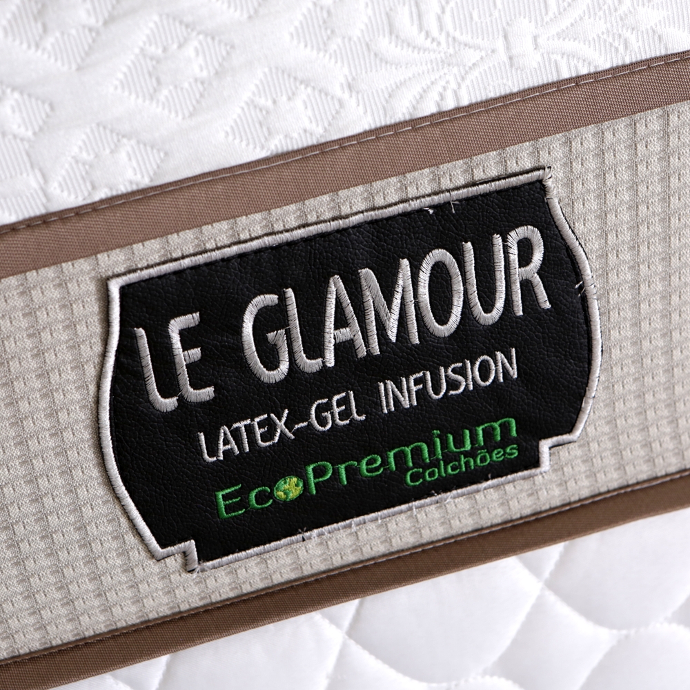 Foto 3 - Conjunto Le Glamour Látex Gel Infusion Pocket (Colchão 78x188 x30 cm) - Selado