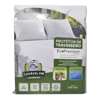 Protetor de Travesseiro Impermeável - EcoPremium