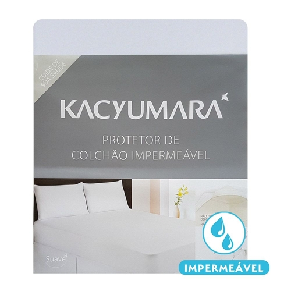 Foto 1 - Protetor Impermeável Casal (138x188 cm) - Kacyumara